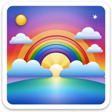 🎈🌄🌈 sticker