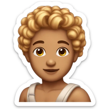 cupid light skin with an aarrow sticker