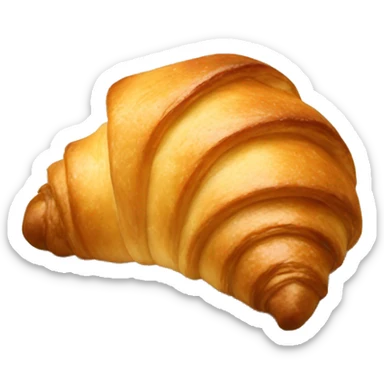 croissant eating croissant sticker