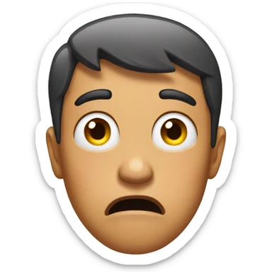 stunned emoji sticker