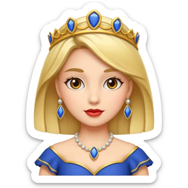 very fancy girl european sticker