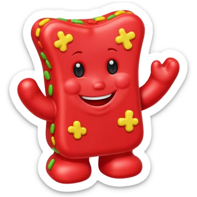 sour patch bonhomme sticker