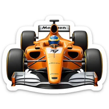 A McLaren formula one car sticker