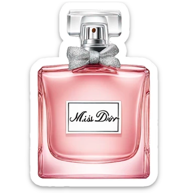 Miss dior perfume sticker