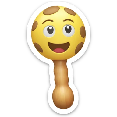 RATTLE toy for kids sticker