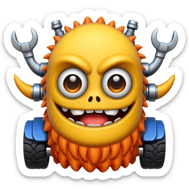 mechanic monster sticker