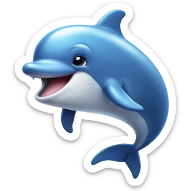 Cute dolphin  sticker