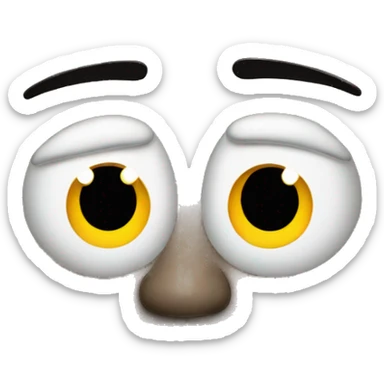 side eye emoji sticker