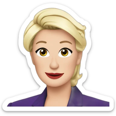 marine le pen drag queen sticker