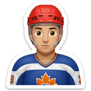 Hockey Player sticker