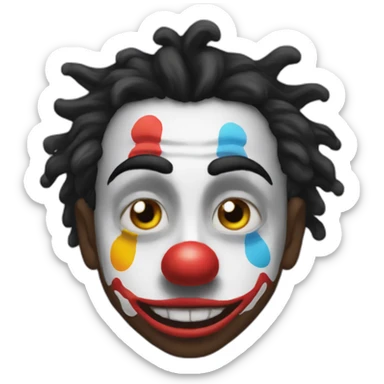 Playboi carti clown sticker