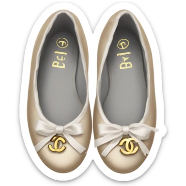 Chanel ballet flats sticker