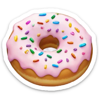 Donut sticker