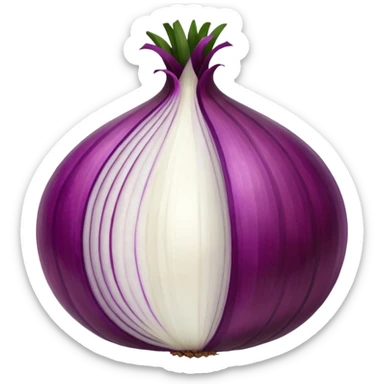 red onion sticker
