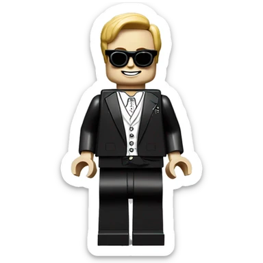 ELTON JOHN lego full body sticker