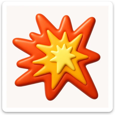 Convert the uploaded image into a 3D Apple-style emoji — preserve the key shapes, colors, and overall composition of the original image. Simplify the forms into clean, rounded cartoon-style elements while keeping the subject recognizable. Apply glossy textures, soft lighting, smooth shading, and render everything in Apple emoji style on a clean white background

 sticker