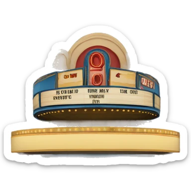 movie theater  sticker