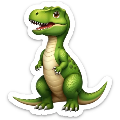 Dog on a Trex sticker