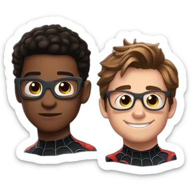 Peter Parker et miles morales  sticker