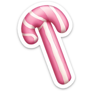 light pink candy cane sticker