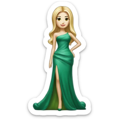 Slimy ivanka trump tall figurine sticker