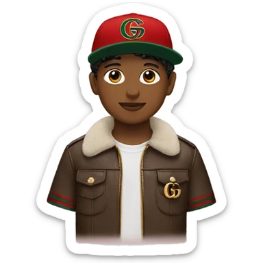 Boy with casquette Gucci  sticker