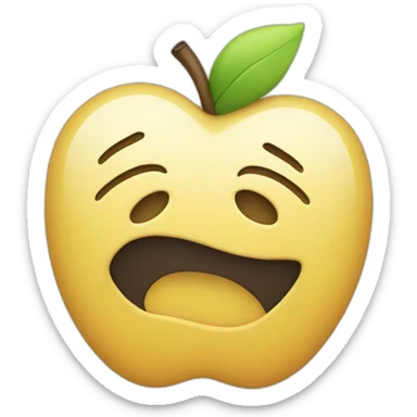 Emoji iphone coeur sticker