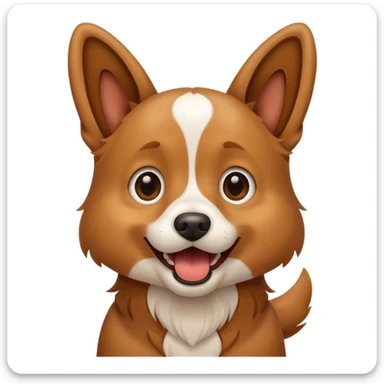 Dog barking  sticker