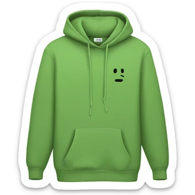 Matcha hoodie sticker