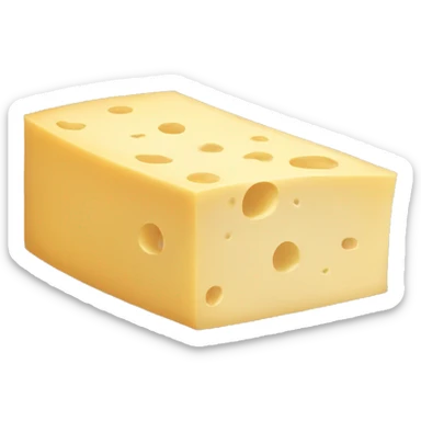 Parmesan cheese sticker