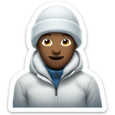 I’m in the thic of it, and everybody knows They know me where it snows. sticker