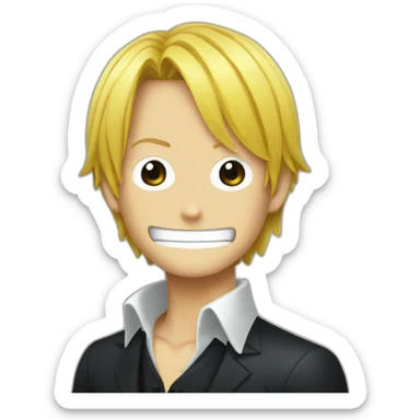 Sanji from one piece sticker
