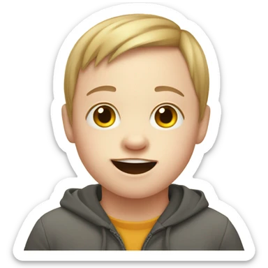 kid with down syndrome  sticker