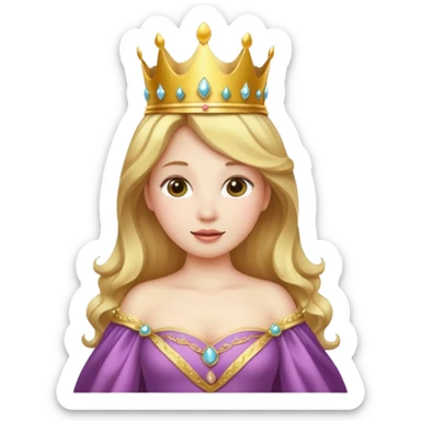 Princess potato sticker