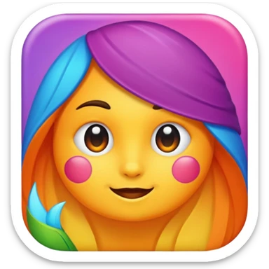 create an page icon and title icon for my chatbot must be unique and colorful sticker