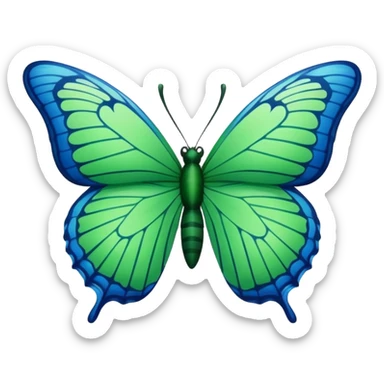 Créer un emoji représentant la Guadeloupe dans sa forme géographique réelle, vue du dessus sticker