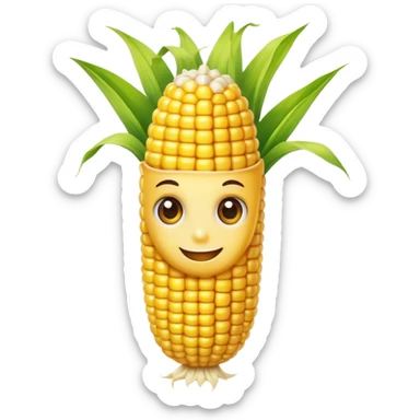 street corn with eyes sticker