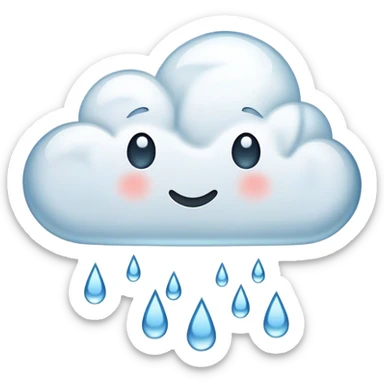 cloud rain sticker