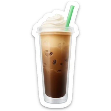 Ice coffee sticker