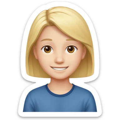 13 year old standing sticker