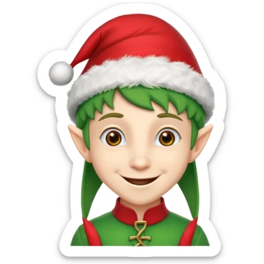 Christmas Elf sticker