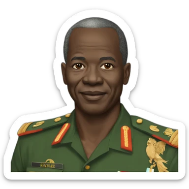 Ibrahim Traoré, président Burkina Faso  sticker