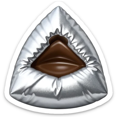 Glittery Hershey’s kiss  sticker