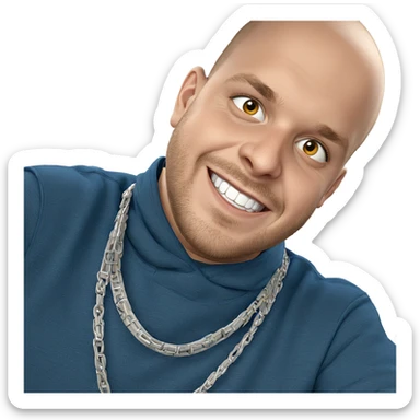 smiling boy with car sticker