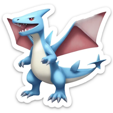 Latios-Gible-Larvitar-Salamence-Sharpedo-Gabite-Digimon Full Body sticker