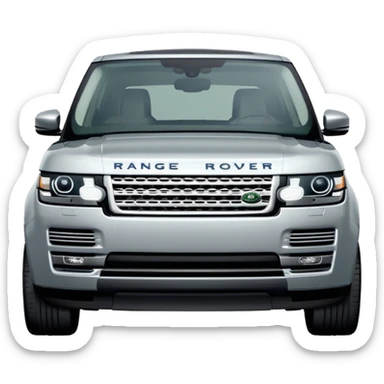 range rover with number twenty six on license plate sticker