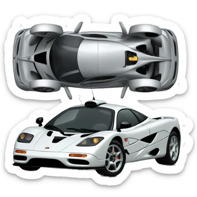 McLaren f1 car sticker