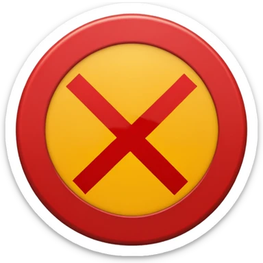 simbolo de prohibido  sticker