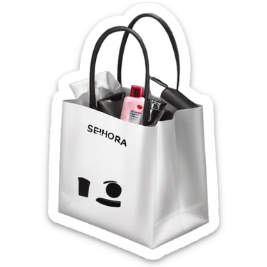 Sephora bag sticker