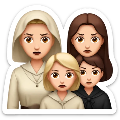 Awful mormons doing evil things while the mom is the mastermind sticker